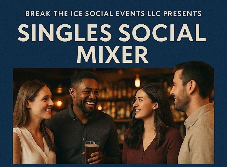 Adults socializing together at an outdoor rooftop gathering
